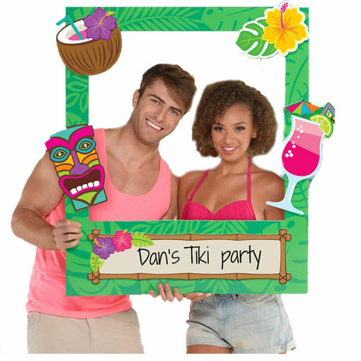 Picture of LETS FLAMINGLE HAWAIIAN CUSTOMIZABLE GIANT PHOTO FRAME 76.2X